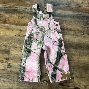 Cabela's Pink Camouflage Kids Overalls